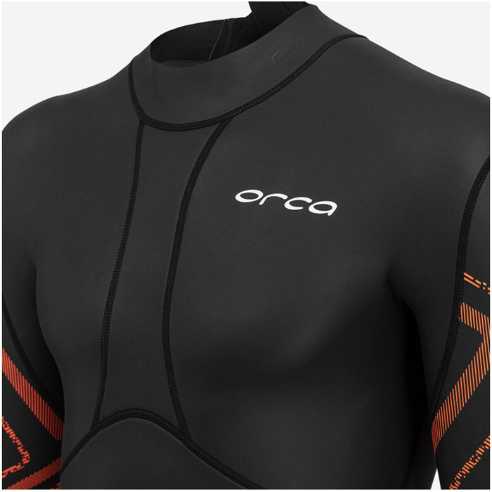 2023 Orca Mens Vitalis Breast Stroke Open Water Swim Back Zip Wetsuit NN2B0501 - Black